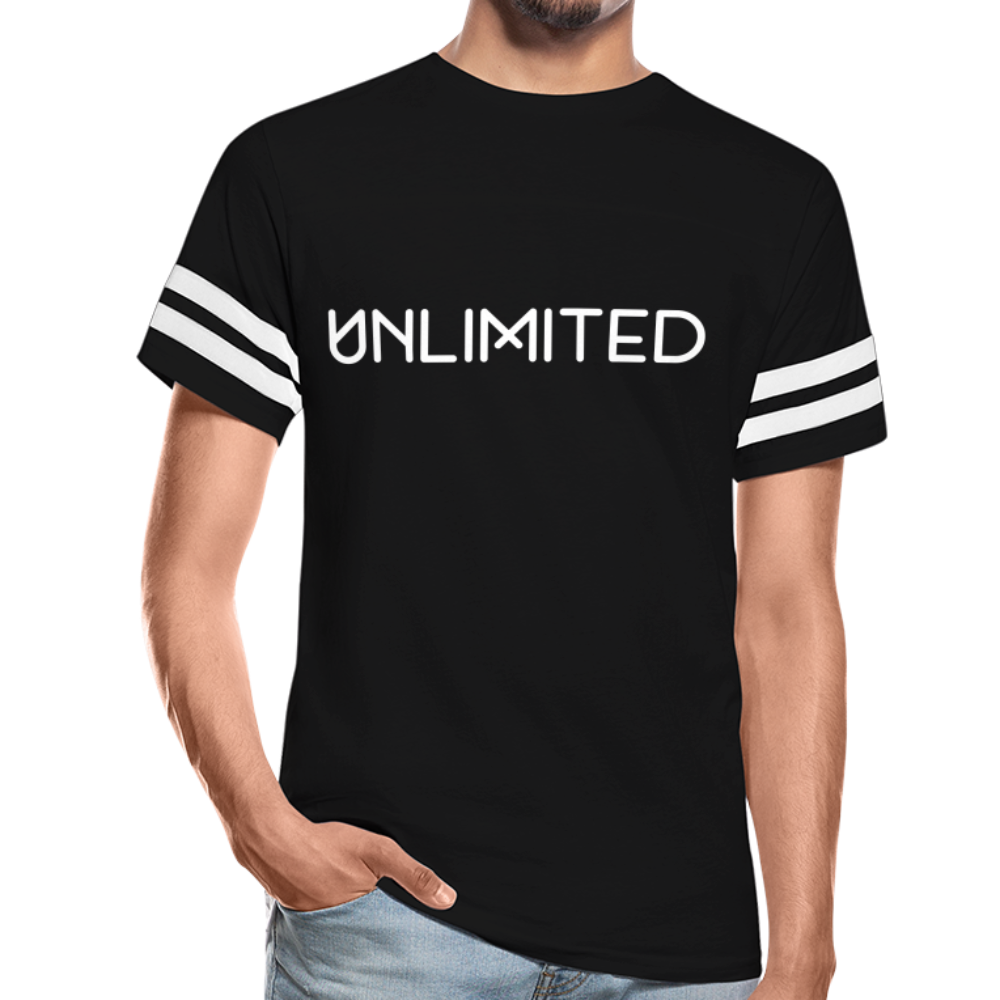 Mens T-Shirt, Unlimited Short Sleeve Vintage Sport Tee
