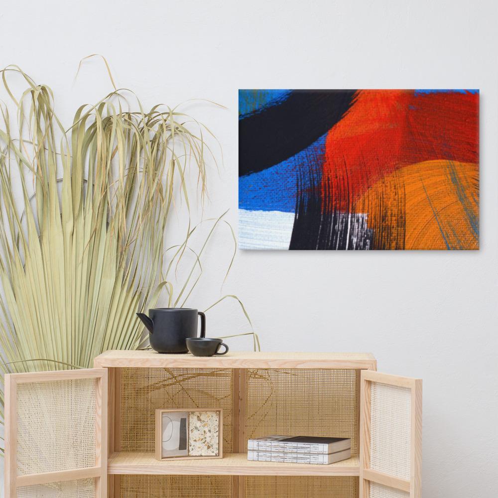 Decorative Wall Art - Multicolor Abstract Canvas Print