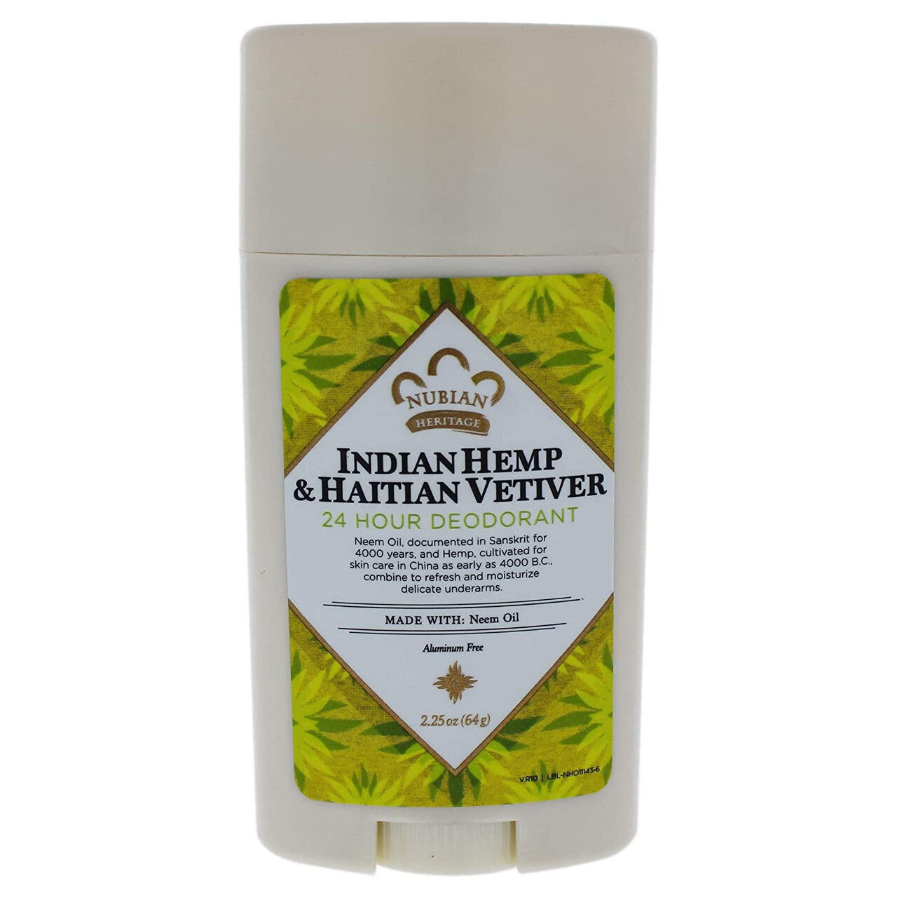 Nubian Heritage Nubian Indian Hemp & Haitian Vetiver Deodorant (1X2.25 OZ)