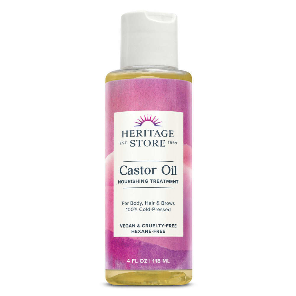 Heritage Store Castor Oil (1x4 Oz)