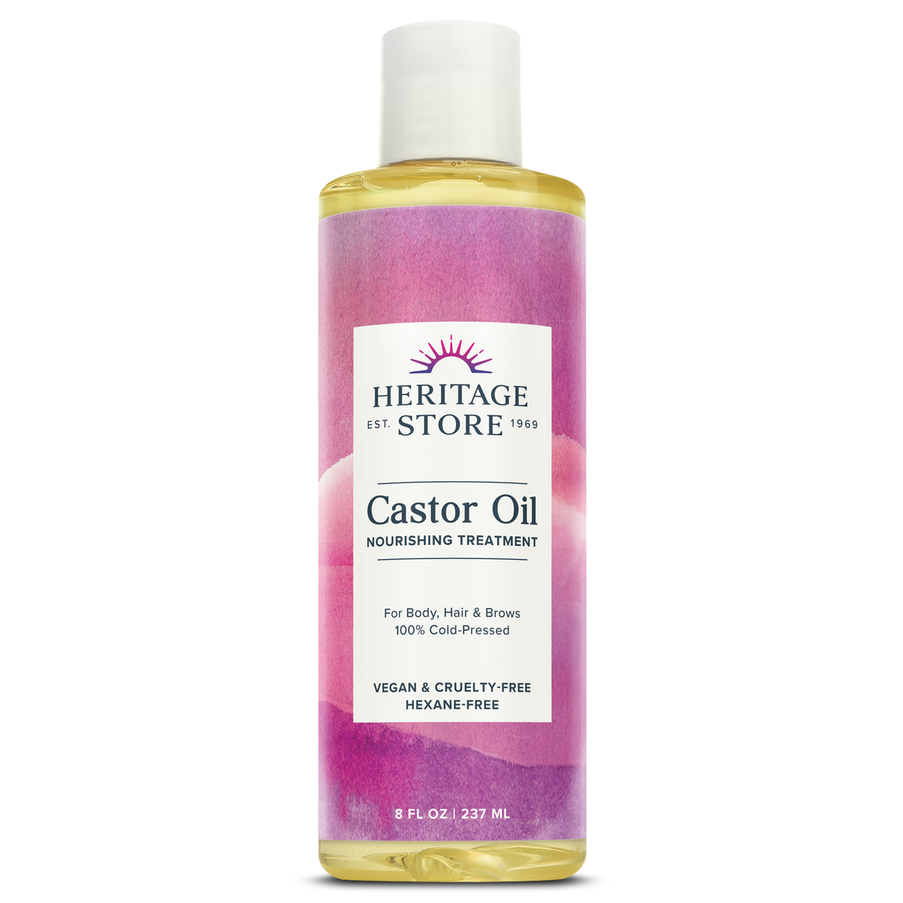 Heritage Store Castor Oil (1x8 Oz)